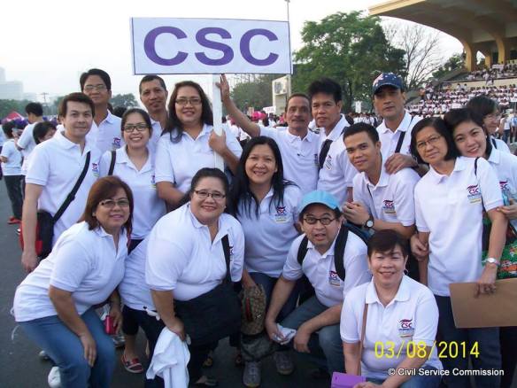CSC GADvocates celebrate International Women's Day on March 8 at the Quirino Grandstand, Luneta Park, Manila.